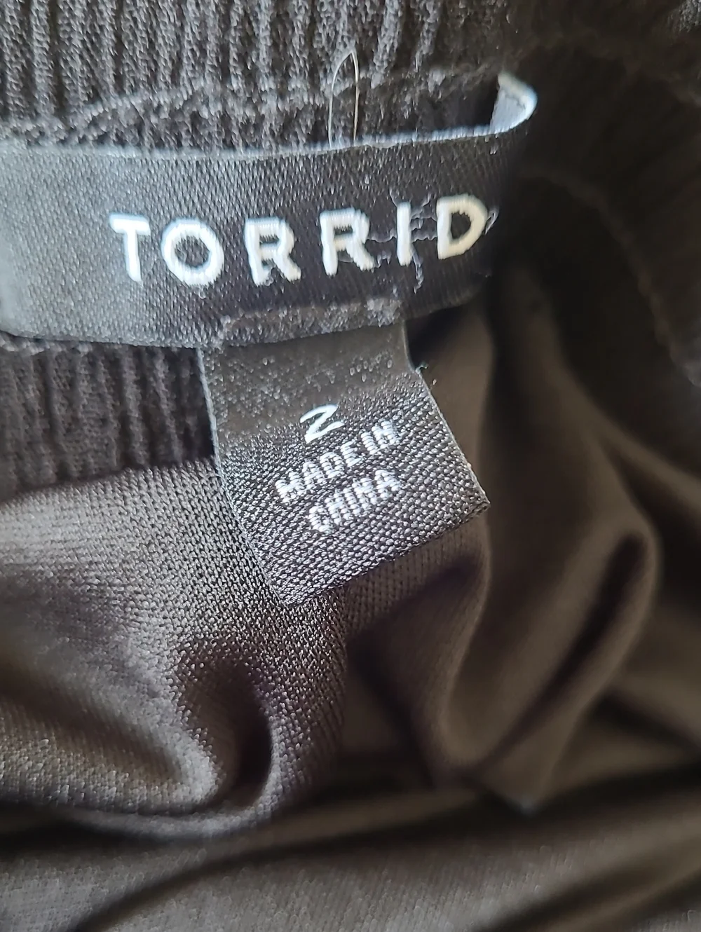 Torrid Black Ruffled Lace High-Low Skirt Size 2 (2X)